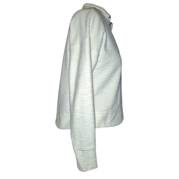 Sweaty Betty Rest Up Half Zip Pullover Preppy Mom Size 6 In Lily White (Ivory) - Picture 4 of 7